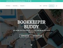 Tablet Screenshot of bookkeeperbuddy.com